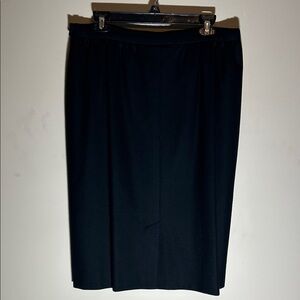 Pendleton Petite Wool Skirt Black Classic Business‎ Career Size 16
